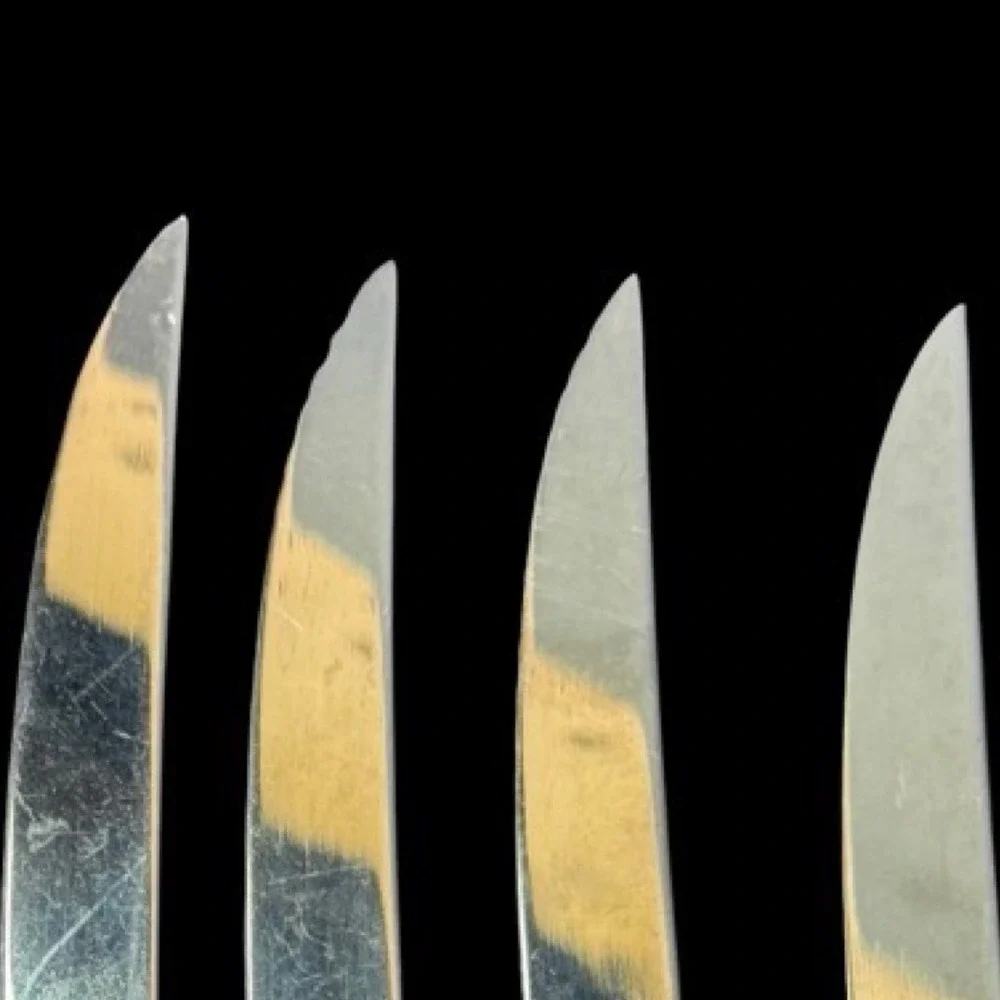 Ekco Eterna Colonial Richmond Hollow Handle Steak Knife Lot of 6